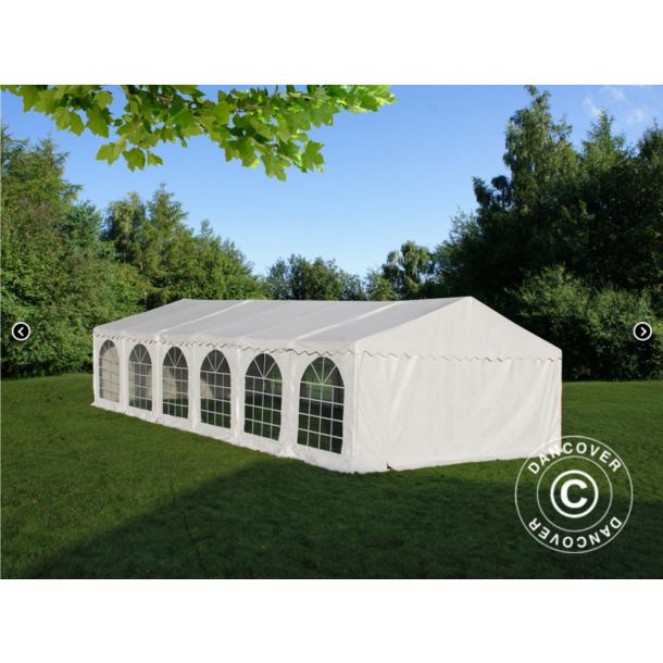 Partytlt Semi PRO PLUS Combitents 8x12m, 4-i-1, Vit