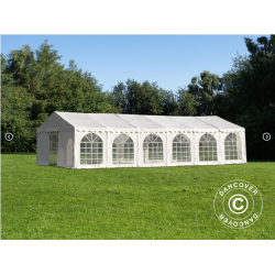 Partytlt Semi PRO PLUS Combitents 8x12m, 4-i-1, Vit