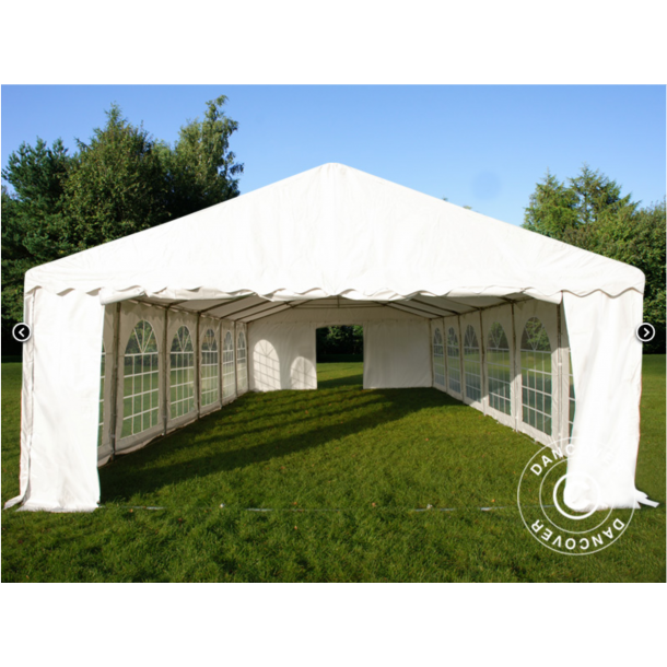 Partytlt Semi PRO PLUS Combitents 8x12m, 4-i-1, Vit