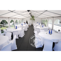 Partytlt Semi PRO PLUS Combitents 8x12m, 4-i-1, Vit