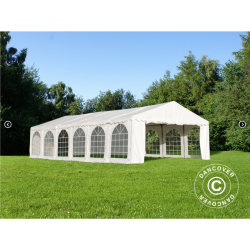 Partytlt Semi PRO PLUS Combitents 8x12m, 4-i-1, Vit