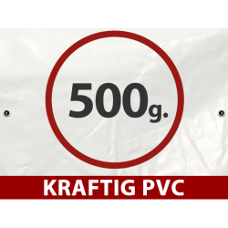 2m ndsektionsfrlngning Combitents SEMI PRO 6m-Serien, Vit