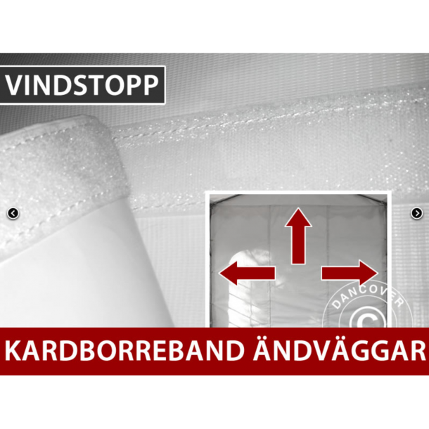 2m ndsektionsfrlngning Combitents SEMI PRO 7m-Serien, Vit