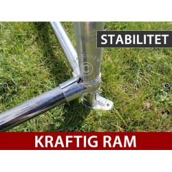 4m ndsektionsfrlngning Combitents SEMI PRO 8m-Serien, Vit