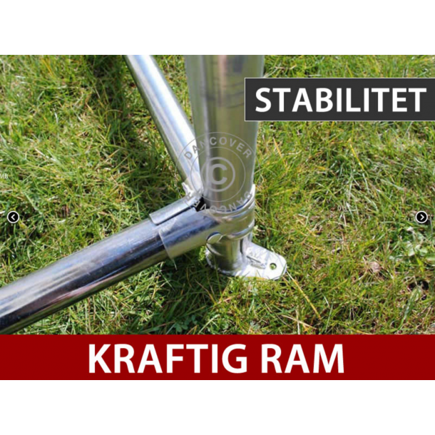 4m ndsektionsfrlngning Combitents SEMI PRO 5m-Serien, Vit