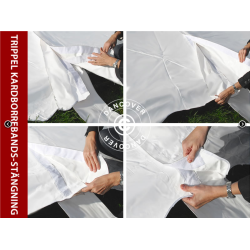 2m Frlngning Combitents SEMI PRO 8m-Serien, Vit