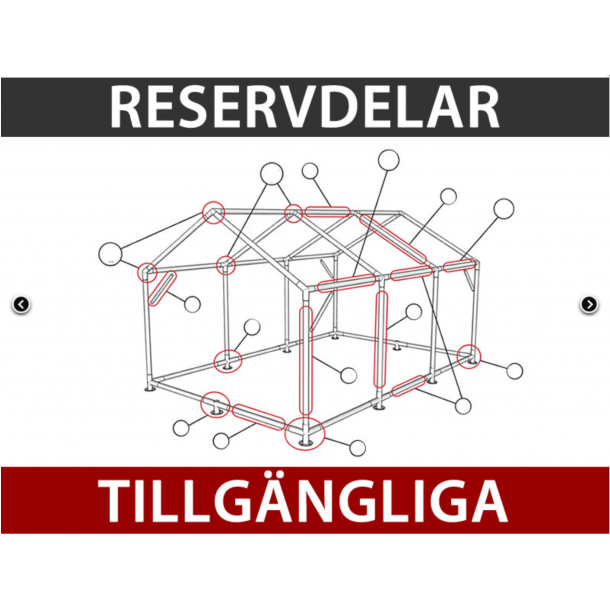 Partytlt Pagoda 4x4m