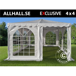 Partytlt 4x4m PVC Pagoda Exclusive, Vit