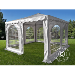 Partytlt 4x4m PVC Pagoda Exclusive, Vit
