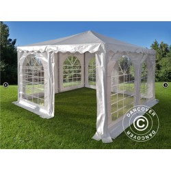 Partytlt 4x4m PVC Pagoda Exclusive, Vit