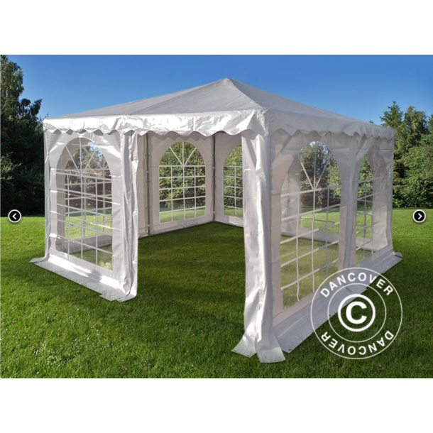 Partytlt 4x4m PVC Pagoda Exclusive, Vit