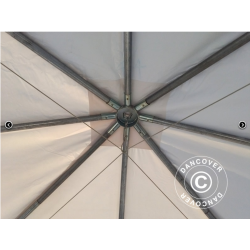 Partytlt 4x4m PVC Pagoda Exclusive, Vit