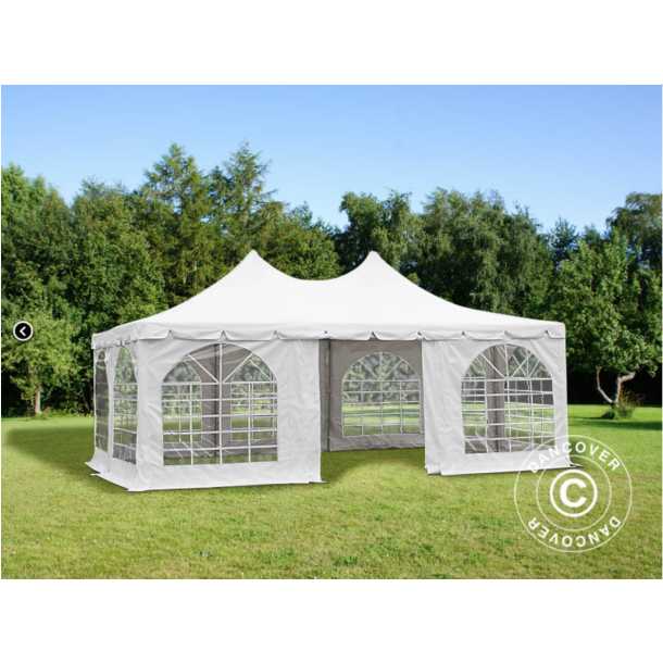 Partytlt 4x6m Pagoda PRO PVC, Vit