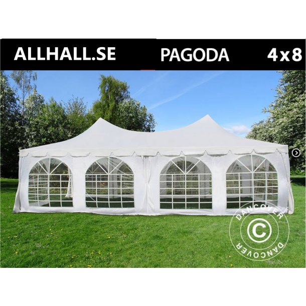 Partytlt Pagoda 4x8m