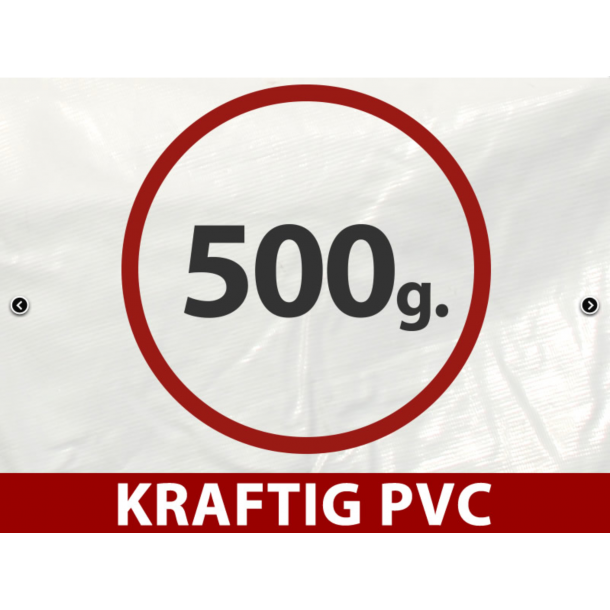 Partytlt 5x5m PVC Pagoda Exclusive, Vit