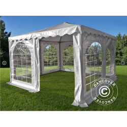 Partytlt 5x5m PVC Pagoda Exclusive, Vit