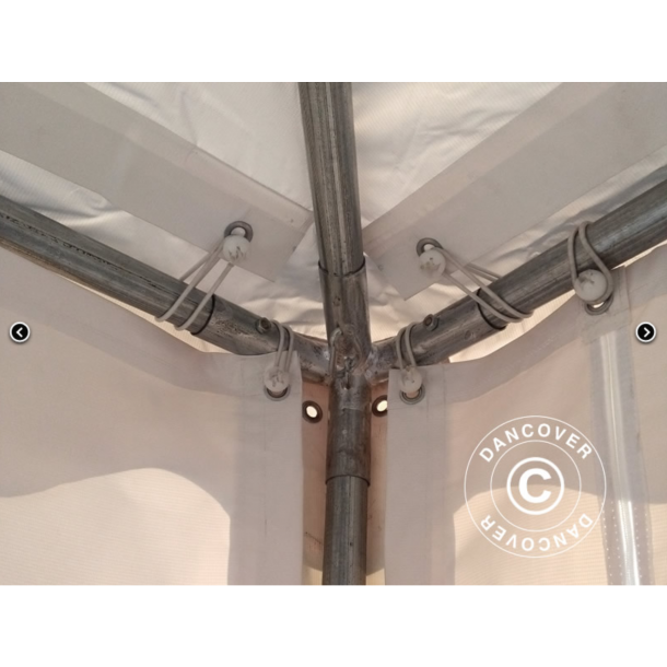 Partytlt 5x5m PVC Pagoda Exclusive, Vit