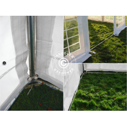 Partytlt 5x5m PVC Pagoda Exclusive, Vit