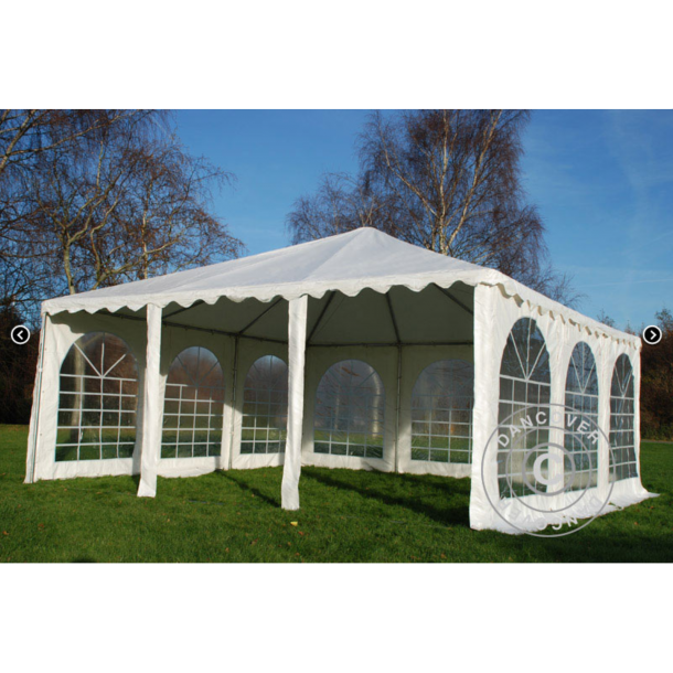 Partytlt 6x6m PVC Pagoda Exclusive, Vit