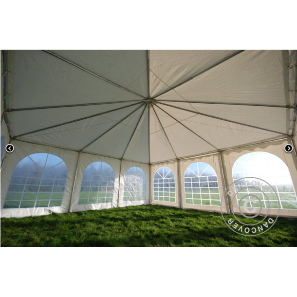 Partytlt 6x6m PVC Pagoda Exclusive, Vit