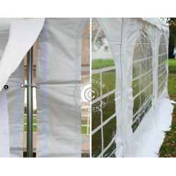 Partytlt 6x6m PVC Pagoda Exclusive, Vit