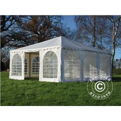 Partytlt 6x6m PVC Pagoda Exclusive, Vit