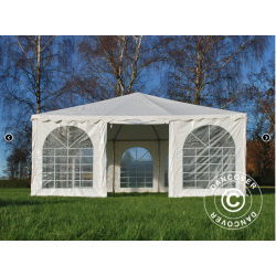 Partytlt 6x6m PVC Pagoda Exclusive, Vit