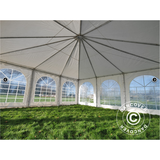 Partytlt 7x7m PVC Pagoda Exclusive, Vit