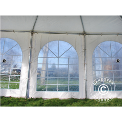 Partytlt 7x7m PVC Pagoda Exclusive, Vit