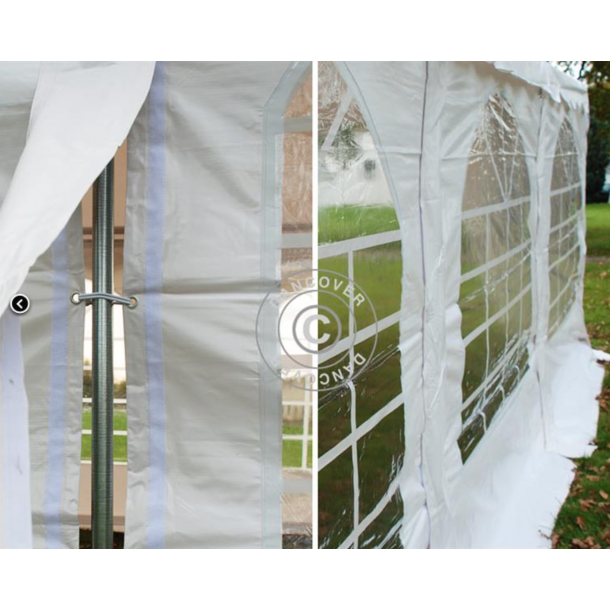 Partytlt 7x7m PVC Pagoda Exclusive, Vit