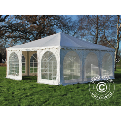 Partytlt 7x7m PVC Pagoda Exclusive, Vit