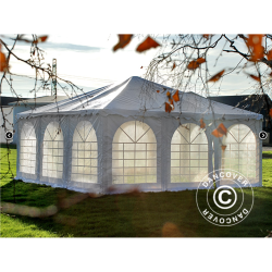 Partytlt 7x7m PVC Pagoda Exclusive, Vit
