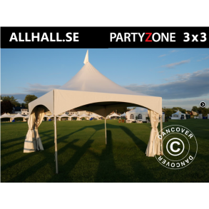 Partytlt 3x3m Partyzone PVC
