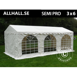 Partytlt 3x6m SEMI PRO PLUS PVC, Vit