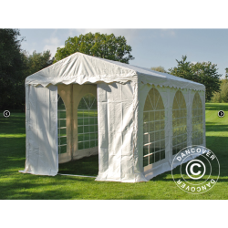 Partytlt 3x6m SEMI PRO PLUS PVC, Vit