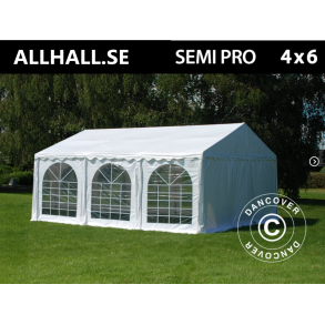 Partytlt 4x6m SEMI PRO PLUS PVC , Vit