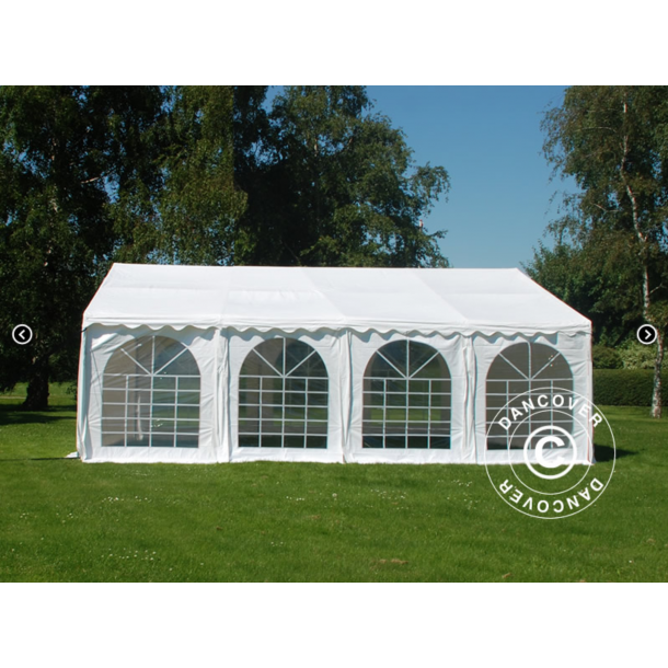 Partytlt 4x8m Semi PRO Plus PVC, Vit