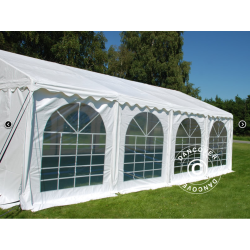 Partytlt 4x8m Semi PRO Plus PVC, Vit