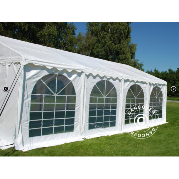 Partytlt 4x8m Semi PRO Plus PVC, Vit