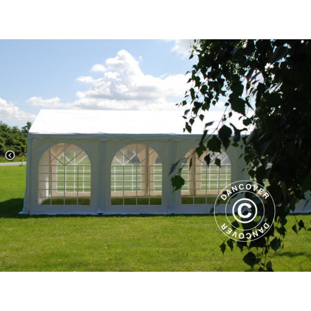 Partytlt 4x8m Semi PRO Plus PVC, Vit