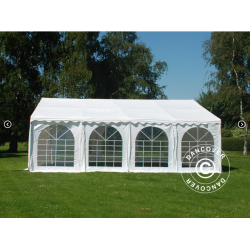 Partytlt 5x8m SEMI PRO Plus PVC, Vit