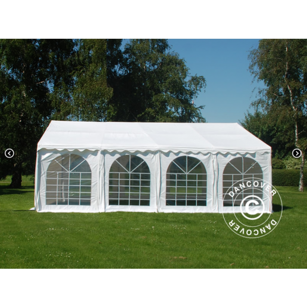 Partytlt 5x8m SEMI PRO Plus PVC, Vit