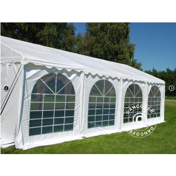 Partytlt 5x8m SEMI PRO Plus PVC, Vit