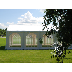 Partytlt 5x8m SEMI PRO Plus PVC, Vit