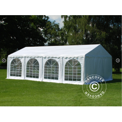 Partytlt 6x8m Semi PRO Plus PVC, Vit