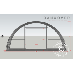 Rundbgehall 9,15x12x4,5m PVC 600g PLUS