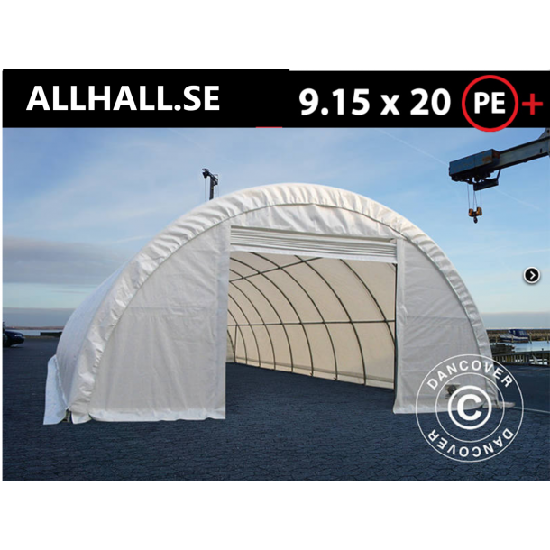 Rundbgehall 9,15x20x4,5m PE 300g PLUS