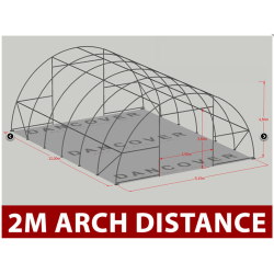 Rundbgehall 9,15x20x4,5m PE 300g PLUS