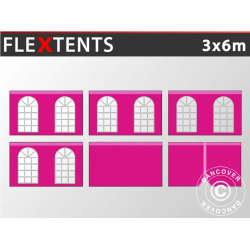 Sidovgg kit fr Flextents snabbtlt "vintage" 3x6m