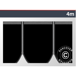 4m standardsida med dubbla dragkedjor, Flextents PRO och Xtreme